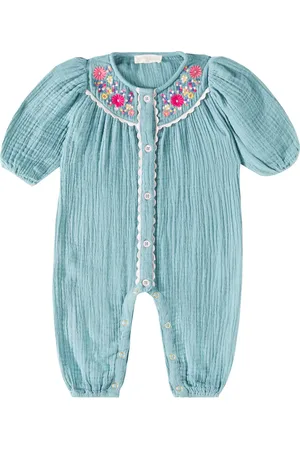 Louise Misha Baby Liliane cotton gauze jumpsuit