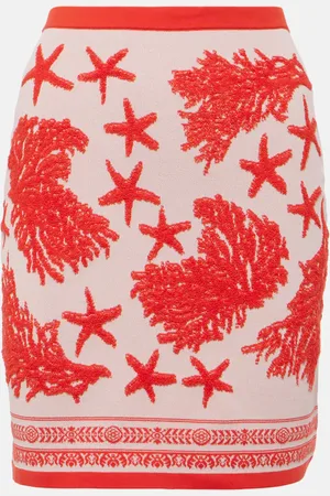 VERSACE Barocco Sea jacquard miniskirt
