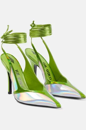 The Attico Venus leather pumps