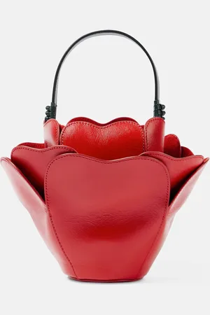 Staud Juliet Small leather tote bag