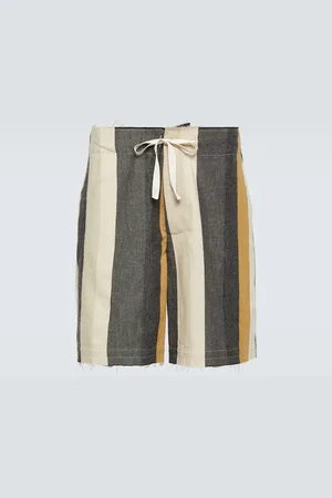 J.W.Anderson Striped cotton shorts