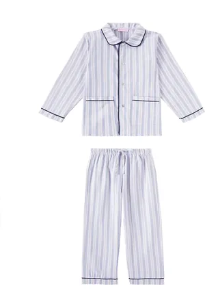 La Coqueta Romera striped cotton pajamas