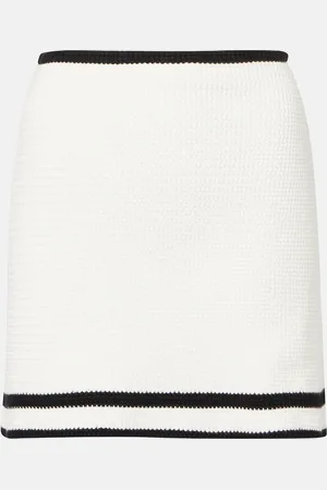 Nina Ricci Cotton-blend tweed miniskirt