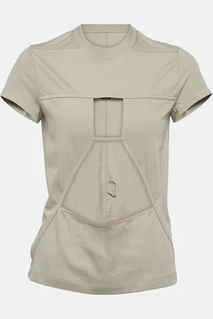 Rick Owens Cutout cotton T-shirt