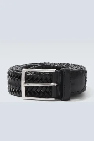 Rubinacci Braided leather belt