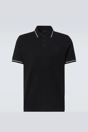 Moncler Logo cotton piquÃ© polo shirt
