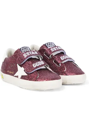 Golden Goose Old School glitter leather sneakers
