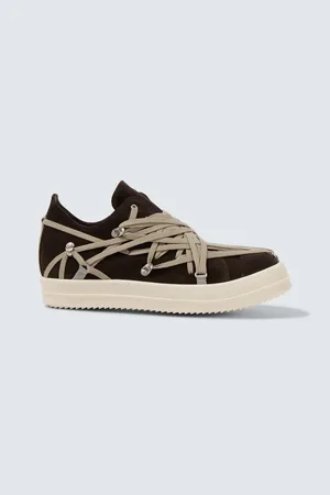 Rick Owens Megalace suede sneakers