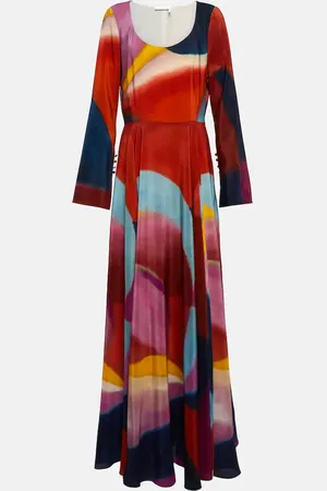 Chloé ChloÃ© Printed silk maxi dress