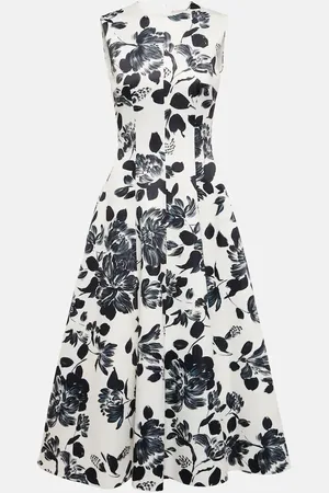 EMILIA WICKSTEAD Mara floral twill midi dress