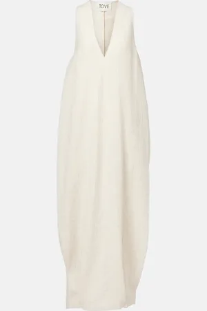 TOVE Eladia cotton and linen-blend maxi dress