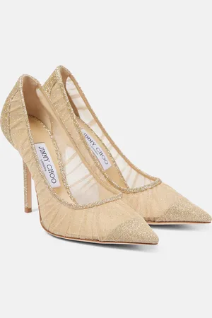 Jimmy Choo Love 100 glitter pumps