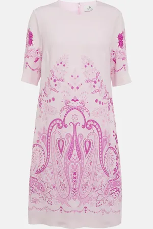 Etro Printed shift minidress