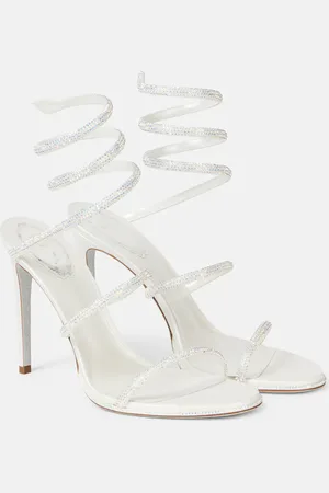 RENE CAOVILLA Cleo embellished leather sandals
