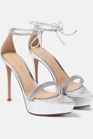 Gianvito Rossi Burma embellished leather platform sandals