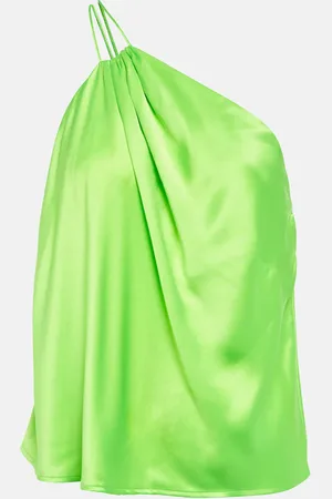 The Sei One-shoulder silk satin top