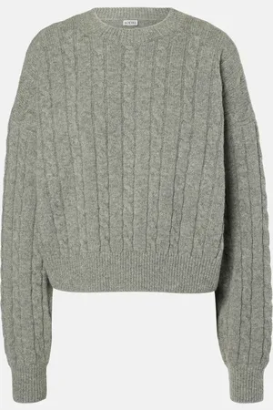 Loewe Cable-knit wool sweater