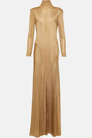 Tom Ford Turtleneck jersey gown