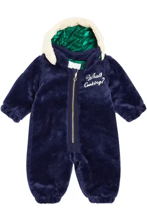 Mini Rodini Baby Whatâs Cooking faux fur onesie