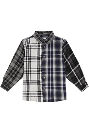 Molo Remon checked cotton-blend flannel shirt