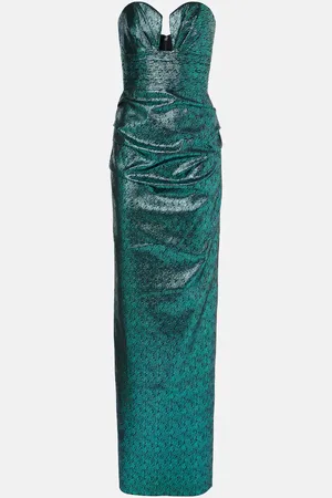 Rebecca Vallance Elsie off-shoulder gown