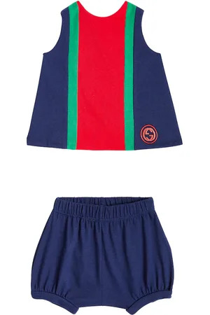 Gucci Baby cotton top and shorts set