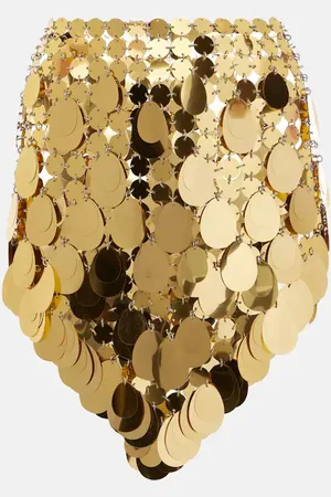Paco rabanne Golden Sparkle Assembly sequined miniskirt
