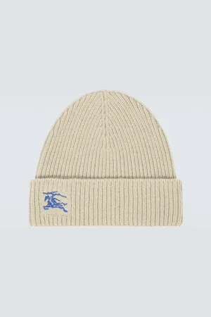 Burberry EKD ribbed-knit cashmere beanie