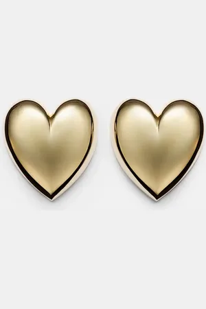 Jennifer Fisher Puffy Heart -plated earrings