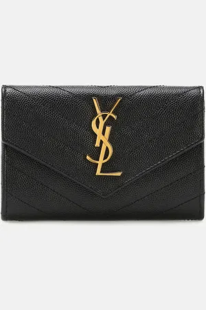 Saint Laurent Monogram Small leather wallet