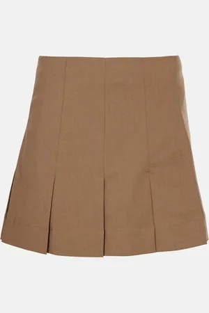Ganni Pleated miniskirt