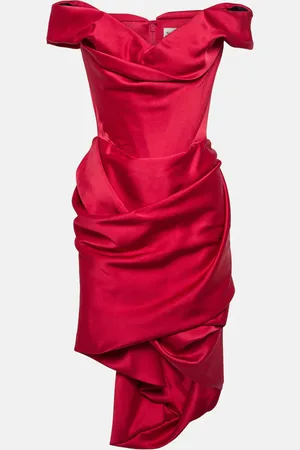 Vivienne Westwood Nova Cora crÃªpe satin minidress
