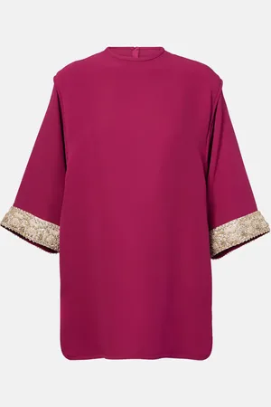 VALENTINO Cady Couture embroidered top