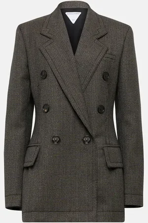 Bottega Veneta Houndstooth wool jacket