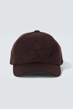 Loro Piana Logo cashmere baseball cap