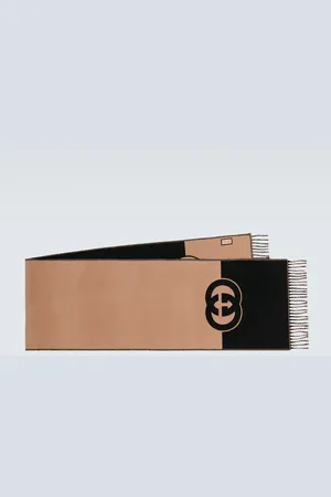 Gucci Interlocking G wool and cashmere scarf