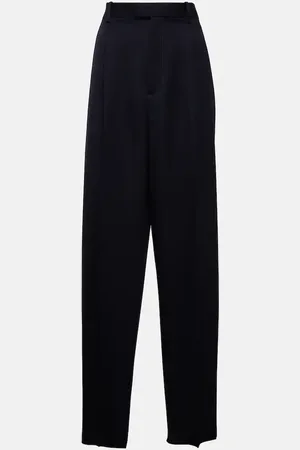 Bottega Veneta High-rise wool twill straight pants
