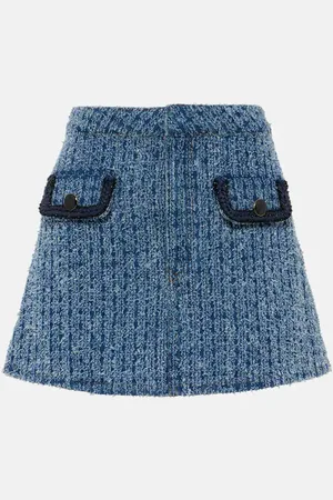 Self-Portrait Denim miniskirt