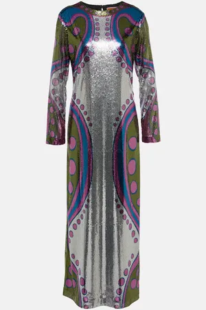 La DoubleJ Supremes Swing sequined maxi dress