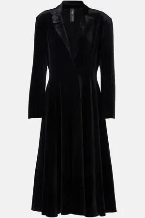 Norma Kamali Velvet blazer dress