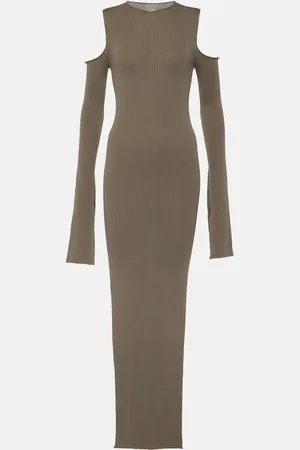 Rick Owens Cutout wool maxi dress