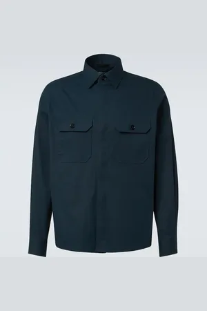 Ermenegildo Zegna Cotton-blend overshirt