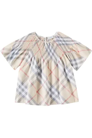 Burberry KG5 Cali checked cotton top