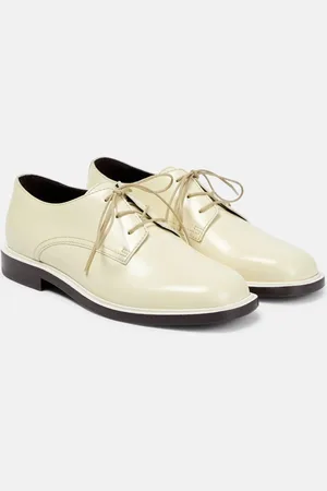 The Row Jules leather derby shoes