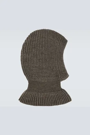 LEMAIRE Ribbed-knit hood