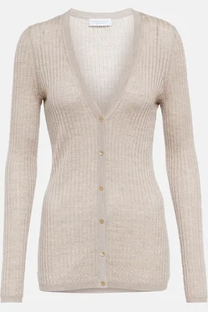 GABRIELA HEARST Emma pointelle cashmere and silk cardigan