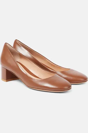 Gianvito Rossi 45 leather pumps