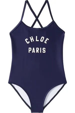 Chloé ChloÃ© Kids Logo printed swimsuit