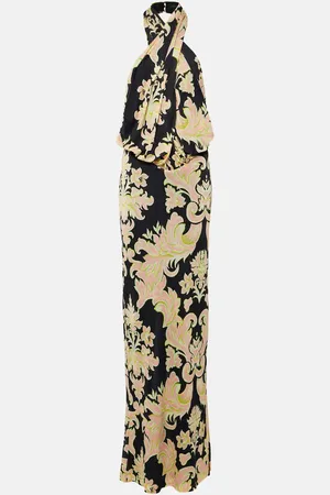 Etro Halterneck printed maxi dress