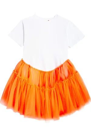 CAROLINE BOSMANS Jersey and tulle dress